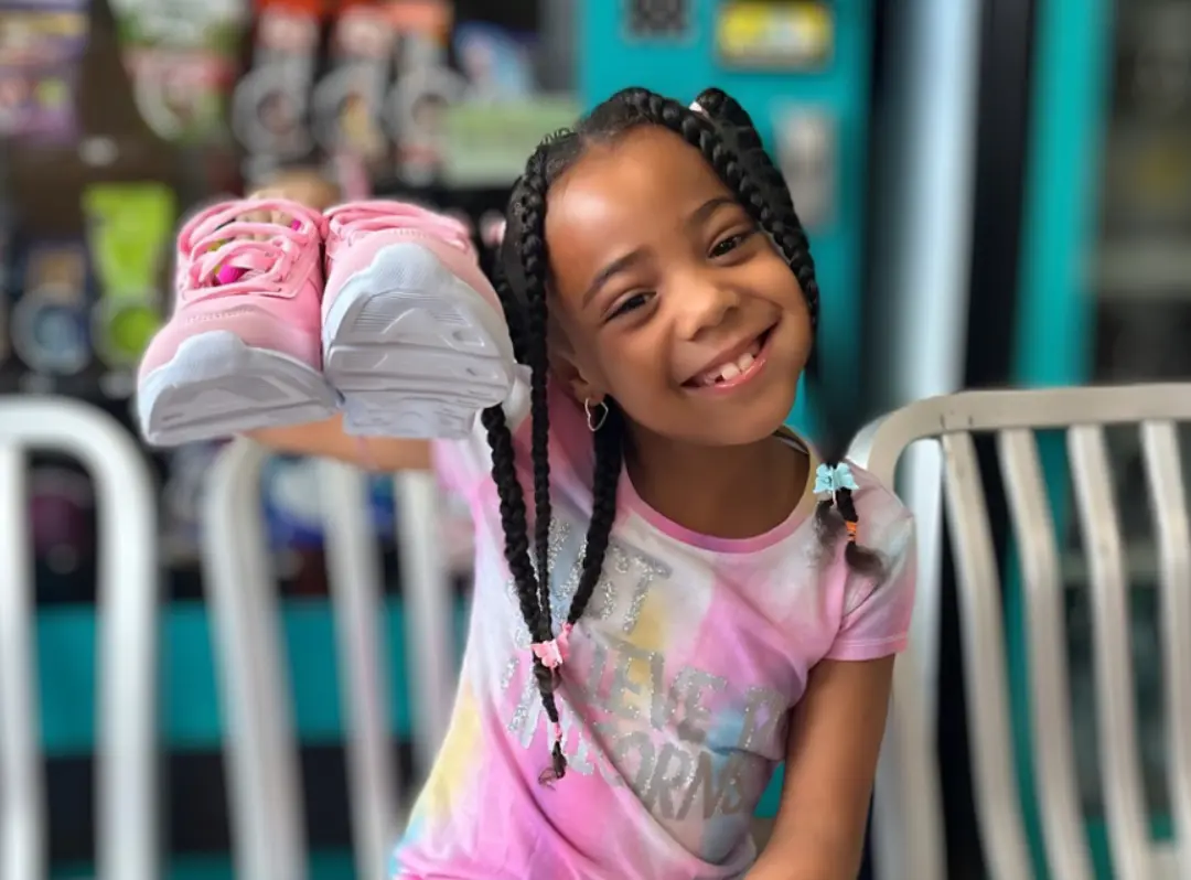 Hapyy Girl With Shoes 1